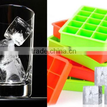 Colorful Food Grade Silicone Ice Block Moulds