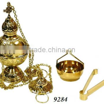 Censer with chain, cup & tong