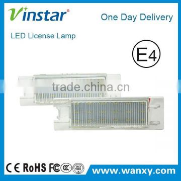 Canbus SMD led license palte light for Opel Zafira led number plate lamp