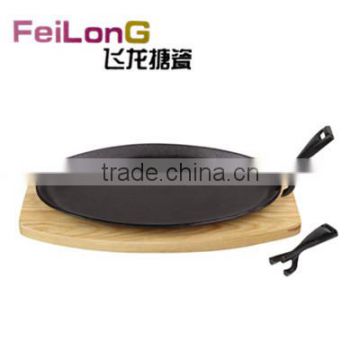 cast iron sizzler plate vegetable oil coating