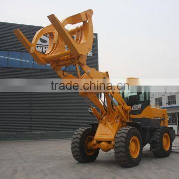 Front end wheel loader with 4.5 m high dumping wheel loader