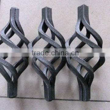 wrought iron railing and fence baskets