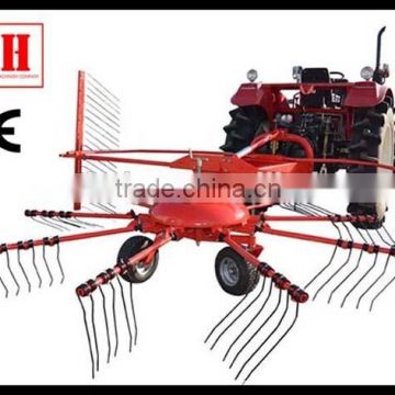 Hay rake tedder machine with low cost for sale