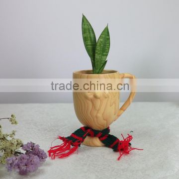 Hotsale Factory Wooden Fashion Garden Fancy Flowers Pot