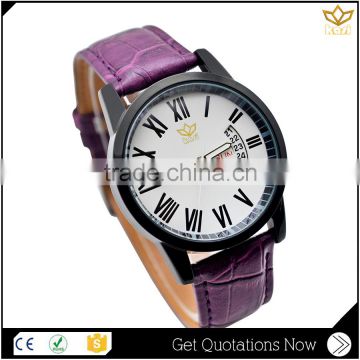 Trade assurance stainless steel back analog diaplay quartz curren watch for men's decorate Y008