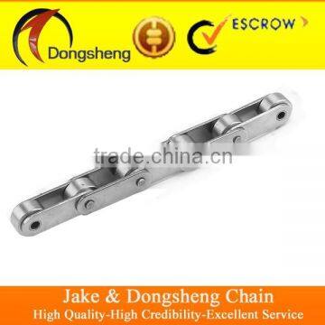 zhejiang jinhua yongkang chain manufacturer straight plate conveyor system double pitch SSC2082H