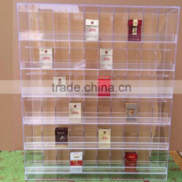 Clear acrylic display rack for cigarette factory direct sale