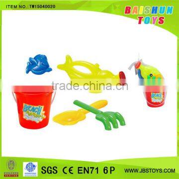 Promotion toy summer items plastic bucket water bucket beach toy tw15040020