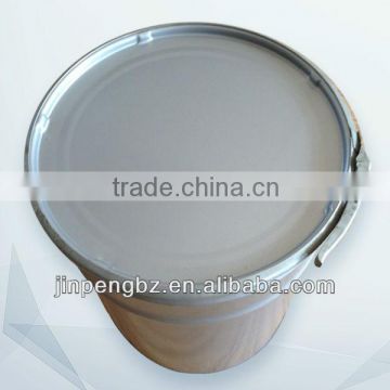 18l round white keg with locked lid