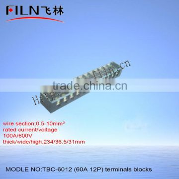 terminal block lighting TBC-6012 60A 12P