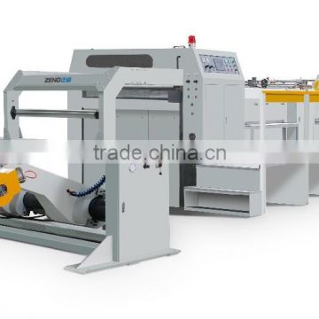 High speed 2 or 4 rolls GM1400 rotary cutting blade Kraft paper roll to sheets cutting machine