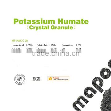 Best humic acid fertilizer Crystal Granule made in China