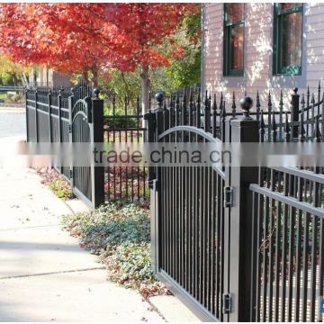 Customized Residential wrought iron/galvanized powder coated steel/Iron driveway Gates