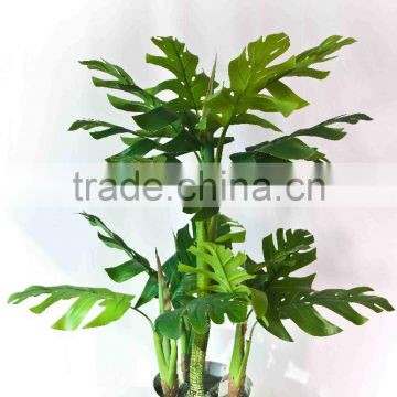 Supply artificial green bonsai plants