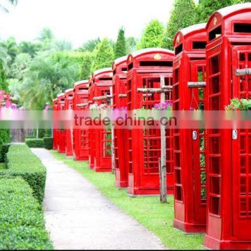 OEM outdoor telephone booth with steel metal construction