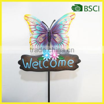 YS15376 well decoration garden with a welcome sign for garden decor