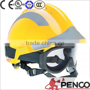 blue color fire fighting helmet 3m reflector with glass protect eyes driving cap safe hat