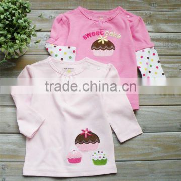mom and bab 2012 100% cotton baby clothing,baby tshirt long ,china import clothes