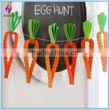 Felt Easter Bunny Bunting,carrot Easter Decoration
