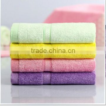 terry solid color dyed towels