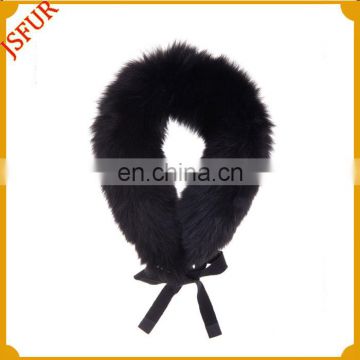 Hot Sale Real Fox Fur Scarf With Ribbons Neckerchief