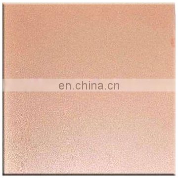 4x8 Color stainless steel bronze sheet in grade 201 for elevator