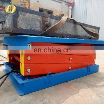 7LSJG Shandong SevenLift 5000kg 4m lifting height electric hydraulic small scisor cargo lift