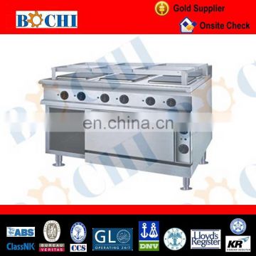 Marine Stainless Steel Galley Equipment Electric Range With Oven