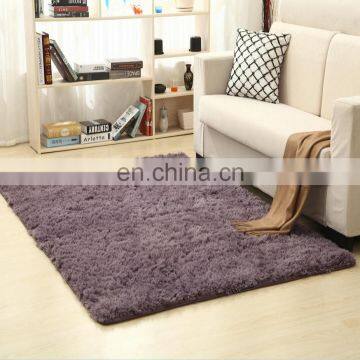 Household cheap bedroom shaggy faux fur rug carpet modern