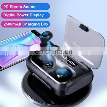 Perfect In Ear Design Tight Fit Earbuds Real Power Display Dropshipping Wireless Earphone