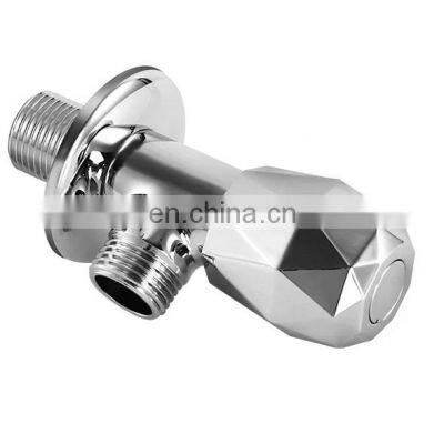 Bathroom toilet mini valve water stop valve 12 90 degree 201 stainless steel angle valve