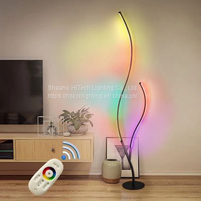 Tree Branch Colorful Floor Lamps RGB Home Decor Floor Light RGB Remote Standing Light Bedroom living room