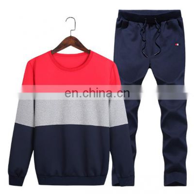 Wholesale custom autumn new sportswear suit fashion casual men's sweater trend long-sleeved trousers two-piece trend