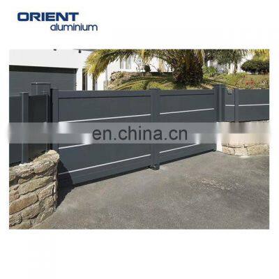 Modern aluminium gate designs driveway sliding aluminium gate