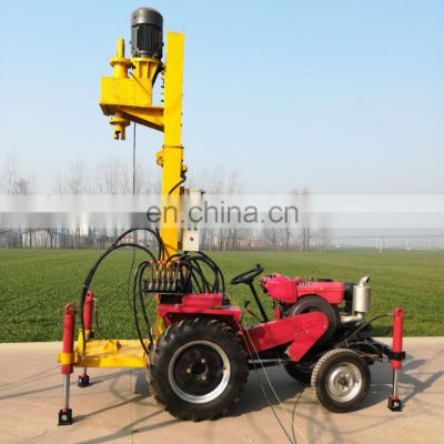 HY-500 150m depth new design electric motor tractor water well drilling rig for sale