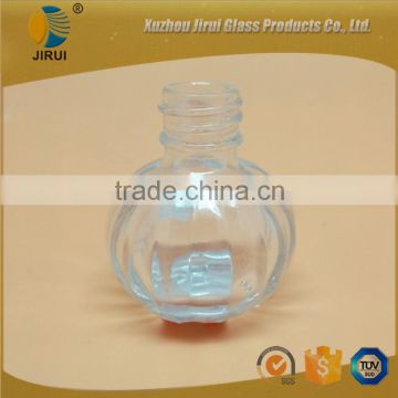8ml round pumpkin nail polish glass bottle