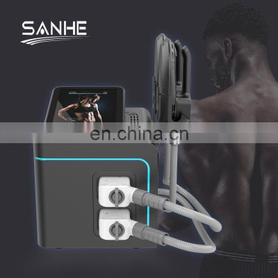 New Upgraded Body Slimming Fat Removal Air Cooled Ems Portable Sculpting Electromagnetic 4 Handles Muscle Machine