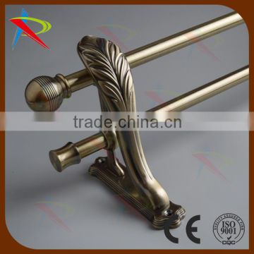 Ball brass curtain rod with 19mm pipe