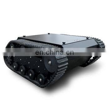 rubber tracked vehicle stairs climbing robot rc tank chassis