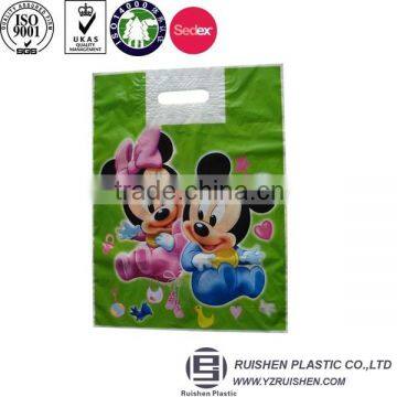 Reinforced Die Cut Handle Bags, Die Cut Bag For Shopping, Recyclable Die Cut Bag