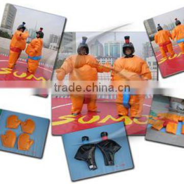 popular low price fat inflatable sumo suit for kids and adults