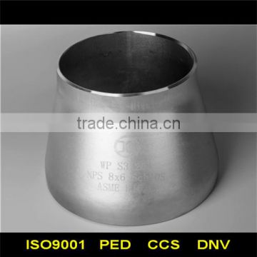 5% discount PED approval high quality stainless steel eccentric reducer