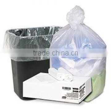 15 Mic Small Clear HDPE Plastic Garbage bag