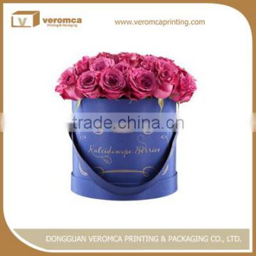Professional luxury cardboard boxes for flowers
handmade hard cardboard packaging round box for flower