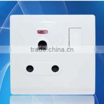 electrical equipment IG 15A switched socket W/Neon british standard wall socket