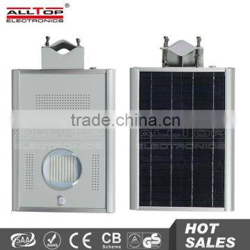 Outdoor IP67 waterproof 12w integrated solar led street lamp