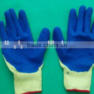 35g/40g/45g/50g/60g half latex coated gloves,latex glove, gloves latex