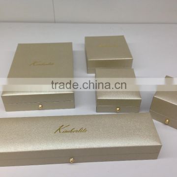 highend jewelry box plastic/velvet/paper jewellry gift packaging box