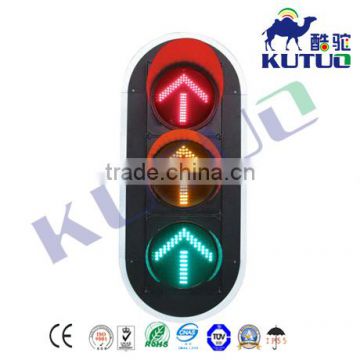 Hot sale KUTUO 300mm red/yellow/green directional arrow traffic signal light with factory price