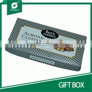 2 PIECES CARDBOARD CARTON GIFT PACKAGING BOXES FOR CANDYS